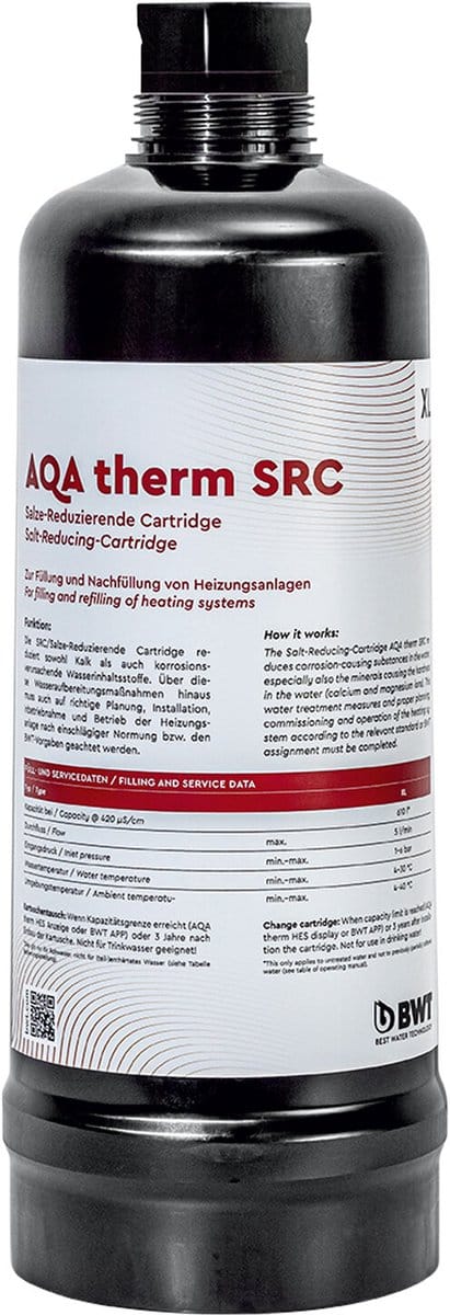 BWT AQA therm SRC XL, patroon - zoutreducerend, capaciteit ca. 610 l bij 420myS/cm, 125639422