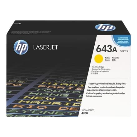 HP Q5952A nr. 643A toner cartridge geel (origineel)