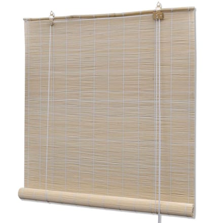 vidaXL - Rolgordijnen - 4 - st - 120x160 - cm - bamboe - natuurlijk