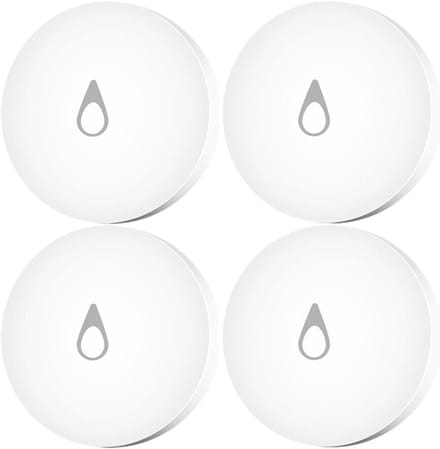 Water Alarm Detector - Lekdetector - Huis Beveiligen - Hoge Gevoeligheid - 4 Stuks - Wit