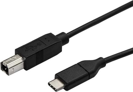 StarTech.com USB-C Aan USB B Printer Cable - M/M - USB 2.0 - USB-C cable - 3 m