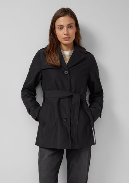 s.Oliver - female - Waterafstotende trenchcoat in een slanke pasvorm