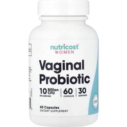 Nutricost, Voor Vrouwen, Vaginale Probiotica, 60 Capsules