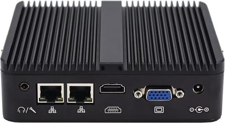 Ventilatorloze Mini PC voor Industrie | Win 11 Pro | 8GB RAM | 128GB SSD | Draagbare Mini Desktop Computer