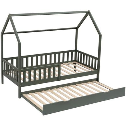 Happy Garden Kinderschuifbed 190x90cm groen MARCEAU