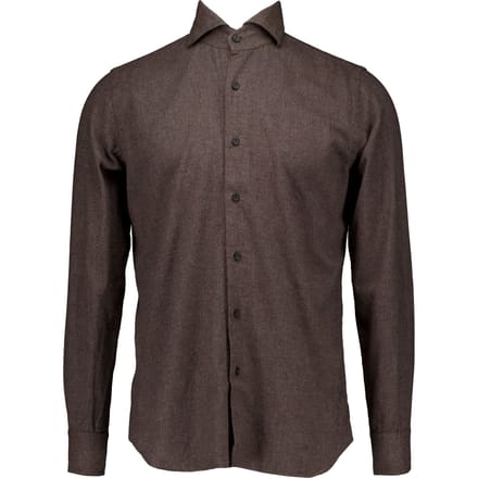 Xacus Washed Shirt Lange Mouw Overhemden Bruin 721ml/91175