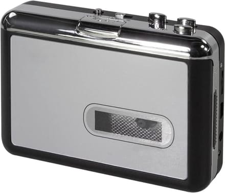 Cassette Speler - Walkman - Zwart met Zilver