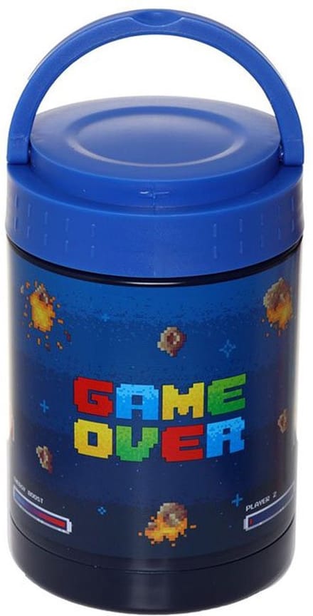 Game Over RVS Thermospot, Lunchpot, Snackpot warm en koud 500 ml
