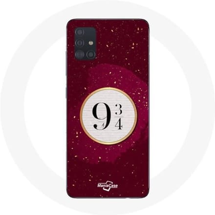 Hoesje - Maniacase - Galaxy A51 - Flexibel - Rood - Harry Potter Perron 9 3/4