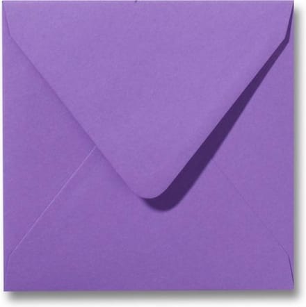 Envelop 12 x 12 Pioenrood, 100 stuks