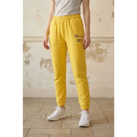 Mid-Waist Geprinte Katoen Lycra Joggingbroeken