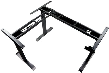 Stema UT04-3T/90A/B - Elektrisch Verstelbaar Bureau Onderstel - Zwart - 3 Motoren