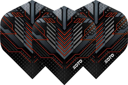 KOTO ZIZ-Matrix NO2 Orange - Dart Flights