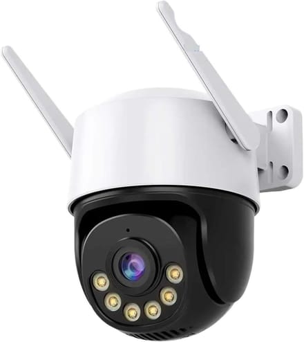 Beveiligingscamera Buiten - IP Camera - Huisbewaking - AI Mensdetectie - 8MP 4K - Zwart