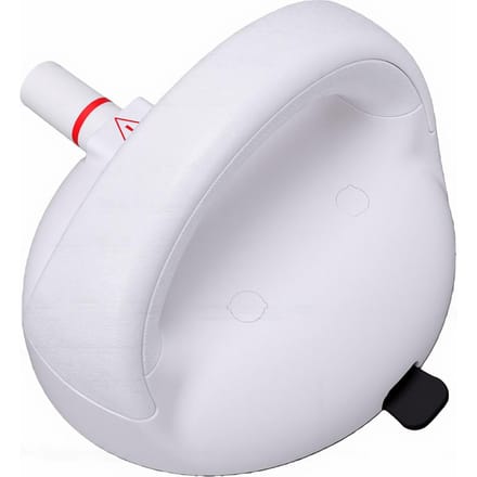 Barre d'appui de douche Robuste Capacité de charge 418 lbs Sécurité Ventouse Barre d'appui Poignée de baignoire Installation sans perçage Antidérapant avec white