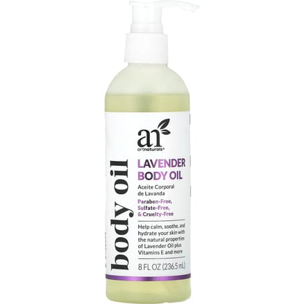 Artnaturals, Lichaamsolie, Lavendel, 8 Fl Oz (236,5 ml) white