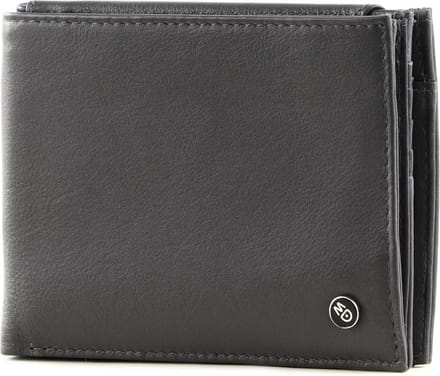 MANDARINA DUCK Leren Portemonnee Downtown Wallet Iron Gate Donkergrijs
