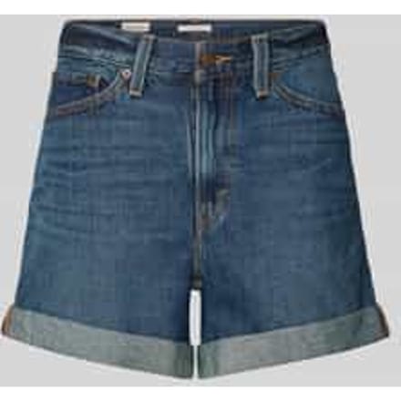 Korte mom fit jeans met steekzakken
