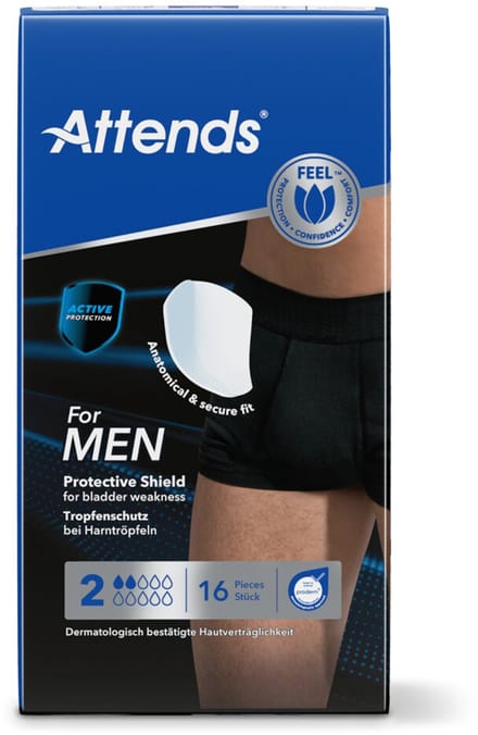 ATTENDS For Men 2 - 4 pakken van 16 stuks