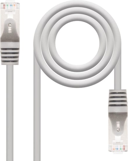 CAT 6 FTP Cable NANOCABLE 10m Cat6e Grey (10 m)