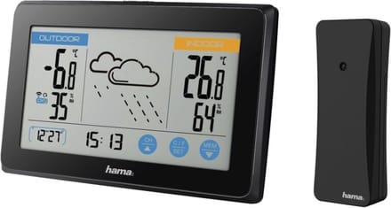Hama Weerstation "Touch", zwart