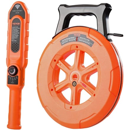 Pijpverstopping Detector Locators 100ft/30m Waterdicht voor PVC Plastic Metaal