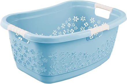 Keeeper Lasse 50L blauw Wasmands voor de strijkruimte