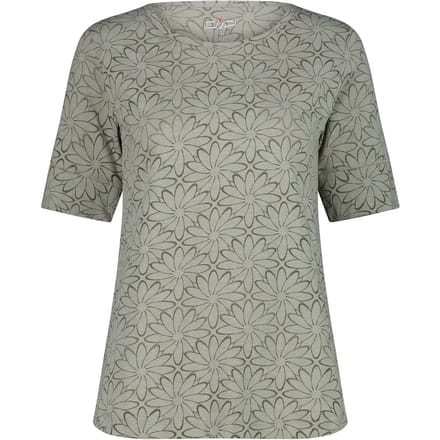 T-shirt van gewassen jersey met bloemenprint dames CMP
