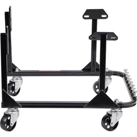 Support de moteur 750LBS/340KG Chariot de levage moteur avec 4 roulettes Acier robuste