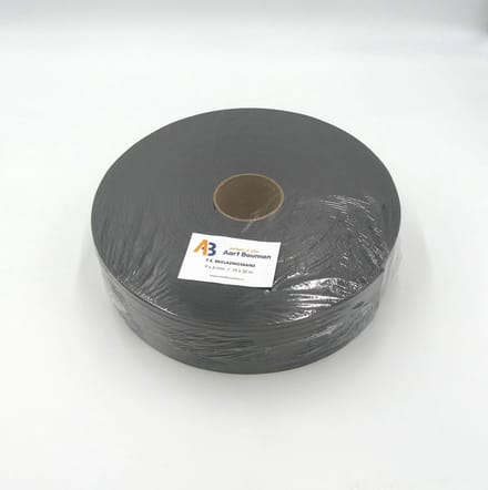 Glasband 9 x 2mm zwart - pak 250m