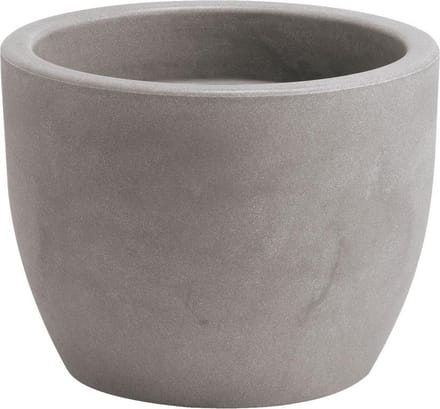 Bloemschaal Plantschaal Rond Hera 30x23cm ASGRIJS Nicoli