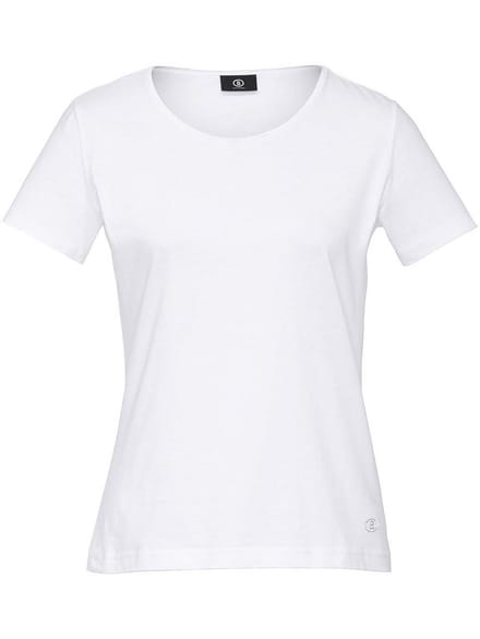 Shirt model Anni 100% katoen ronde hals Van Bogner wit