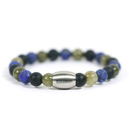 IbizaMen KIDS - jongens - armband - color - agaat - 6mm - 16cm