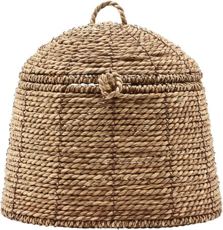 Mand met deksel, Rama, Natuur (25 centimeter x 20 centimeter x 19 centimeter)