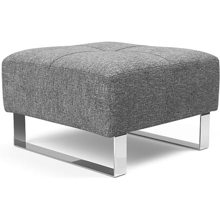Innovation Living - Supremax Deluxe Excess Ottoman - Dess. 563 Charcoal Twist - 4 - 6 Wochen