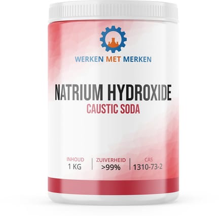 Caustic Soda - Pot, 1KG - Ontstopper - Natrium Hydroxide