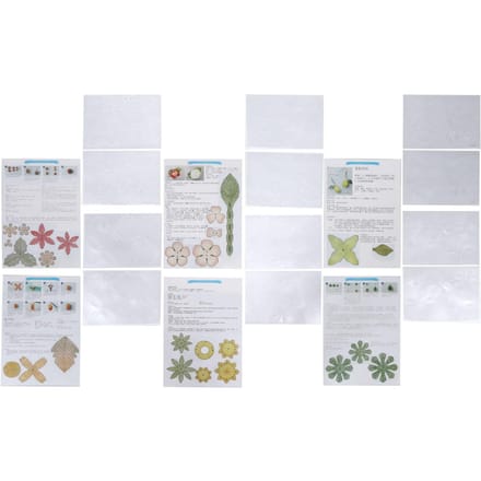 12 Stuks Krimpvellen BOPS Hands On Vermogen Semi-Transparant Krimpfolie voor Sieraden white