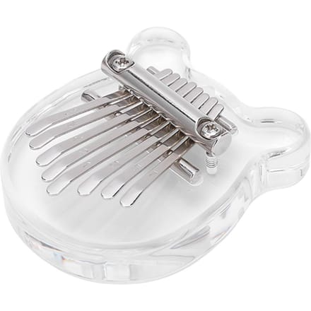 Duimpiano Kalimba 8 Toetsen Waterdicht Vinger Speel Instrument met Plectrum Kit Set gray