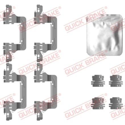 Toebehorenset, schijfremblok QUICK BRAKE 109-0130
