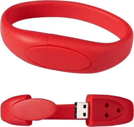 Armband 128GB 3.0 usb stick rood -1 jaar garantie - A graden klasse chip