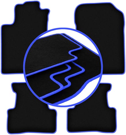 CARLUX-BLUE automatten voor: Honda CR-V III SUV (2006-2011)