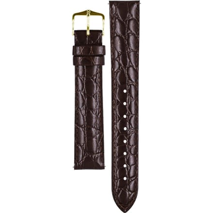 Hirsch 12322810-1-17 Crocograin Horlogeband