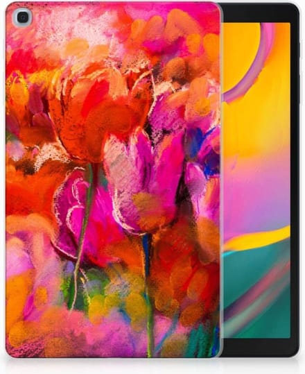 Tablethoes Samsung Galaxy Tab A 10.1 (2019) Tulips
