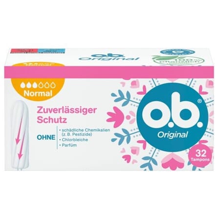 O.B. Originele normale tampons - 32 stuks