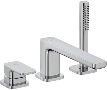 Kludi Renon - Badrandkraan, 3-gats installatie, chroom 424480575