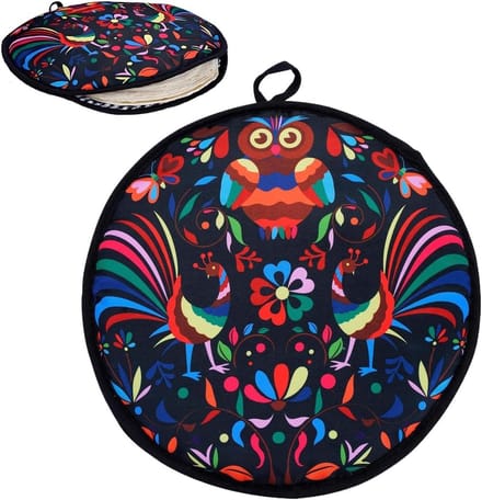 Tortilla Warmer - Brood Warmer - Maaltijd Warm Houden - Magnetron Bestendig - 30 cm - Multicolor