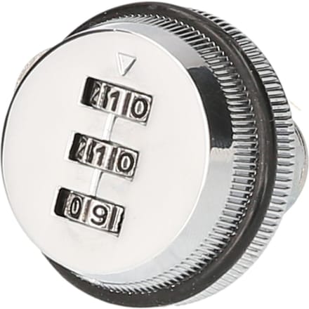 XT20 Combinatie Cam Lock Zinklegering Wachtwoord Codeslot Veiligheidssloten 3-cijferig Draaitongslot zilver