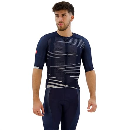 Castelli Climber´s 4.0 Korte Mouw Wielertrui Blauw 2XL Man