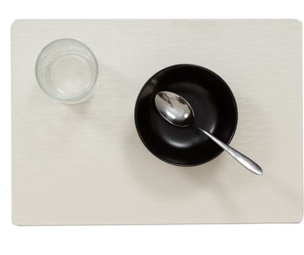 Wicotex-Placemats Jaspe wit-Placemat 12stuks