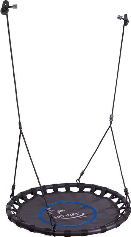 Nestschommel Ø 90 cm (Zwart/Blauw)